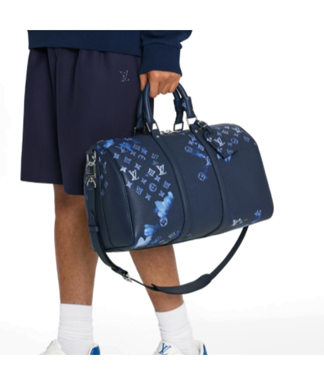 LOUIS VUITTON Синяя сумка на плечо, фото 5