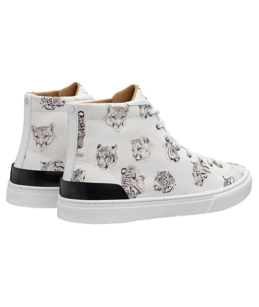 HERMES Белые высокие кроссовки / кеды, фото 2