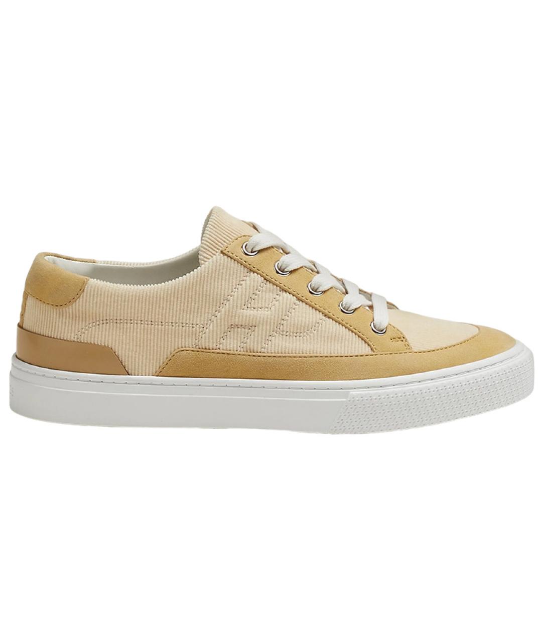 HERMES Хаки кроссовки, фото 1