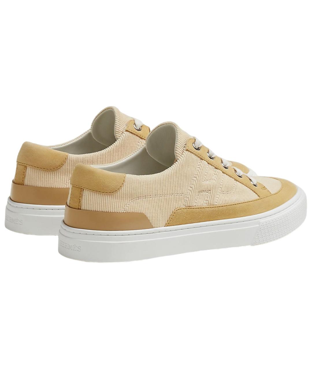 HERMES Хаки кроссовки, фото 4