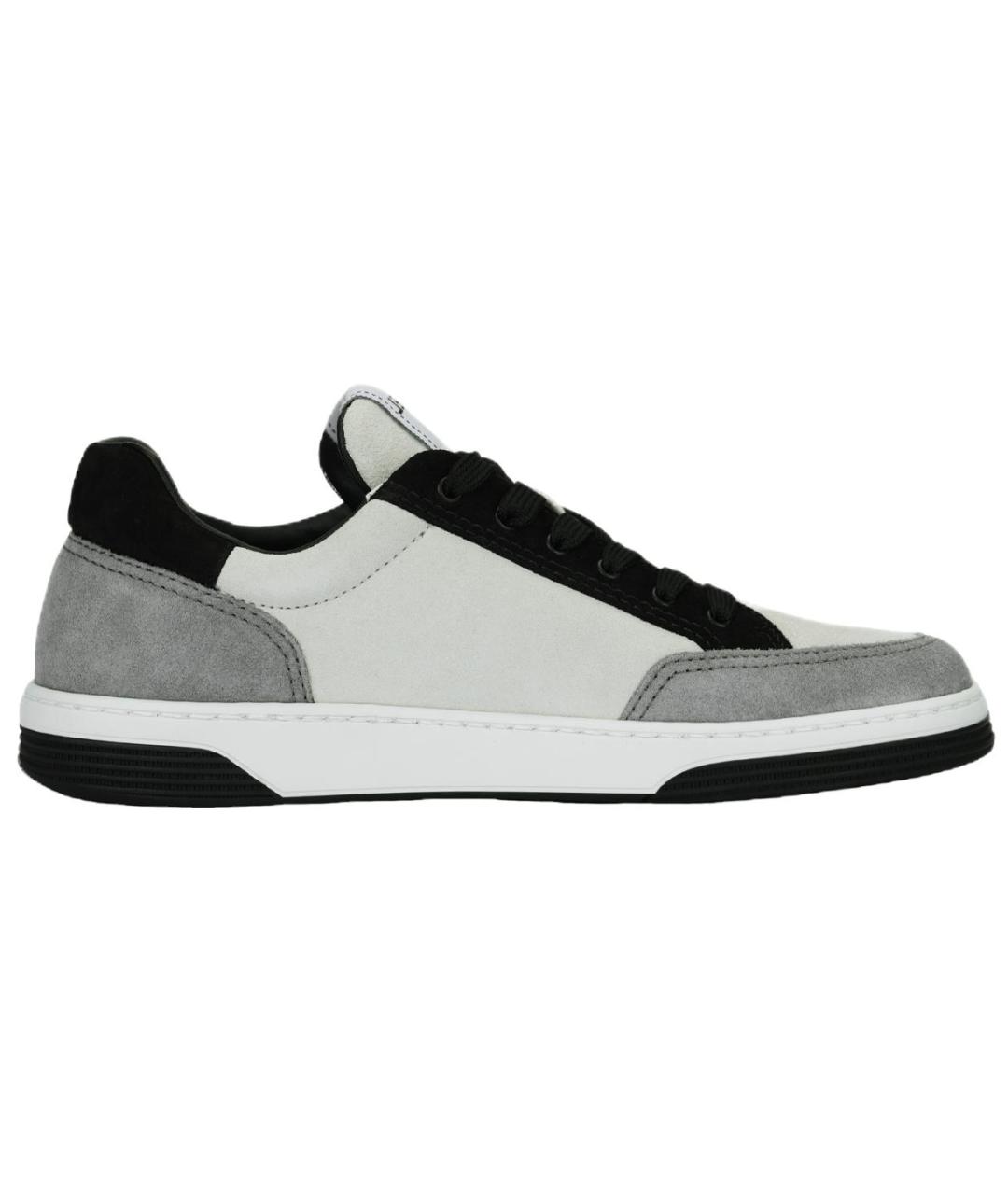 CHANEL Белые кожаные кроссовки, фото 1