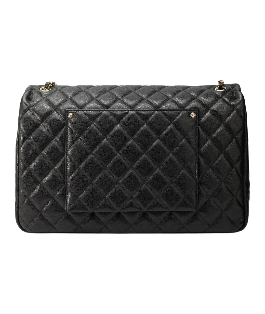 CHANEL Черная кожаная сумка через плечо, фото 3
