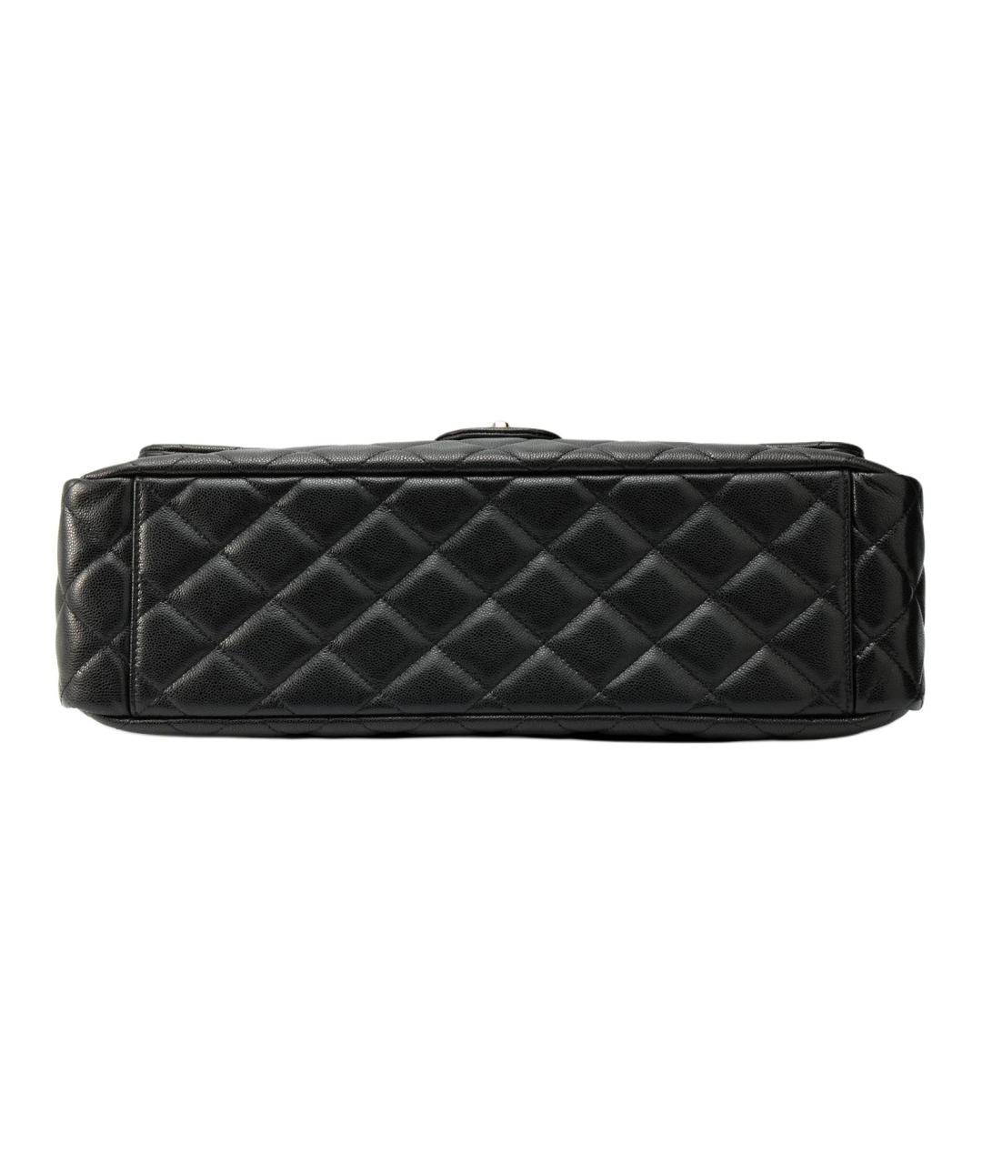 CHANEL Черная кожаная сумка через плечо, фото 4