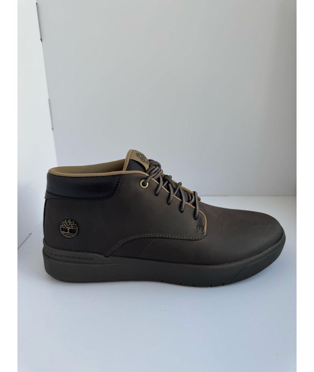 TIMBERLAND Коричневые кожаные низкие ботинки, фото 7