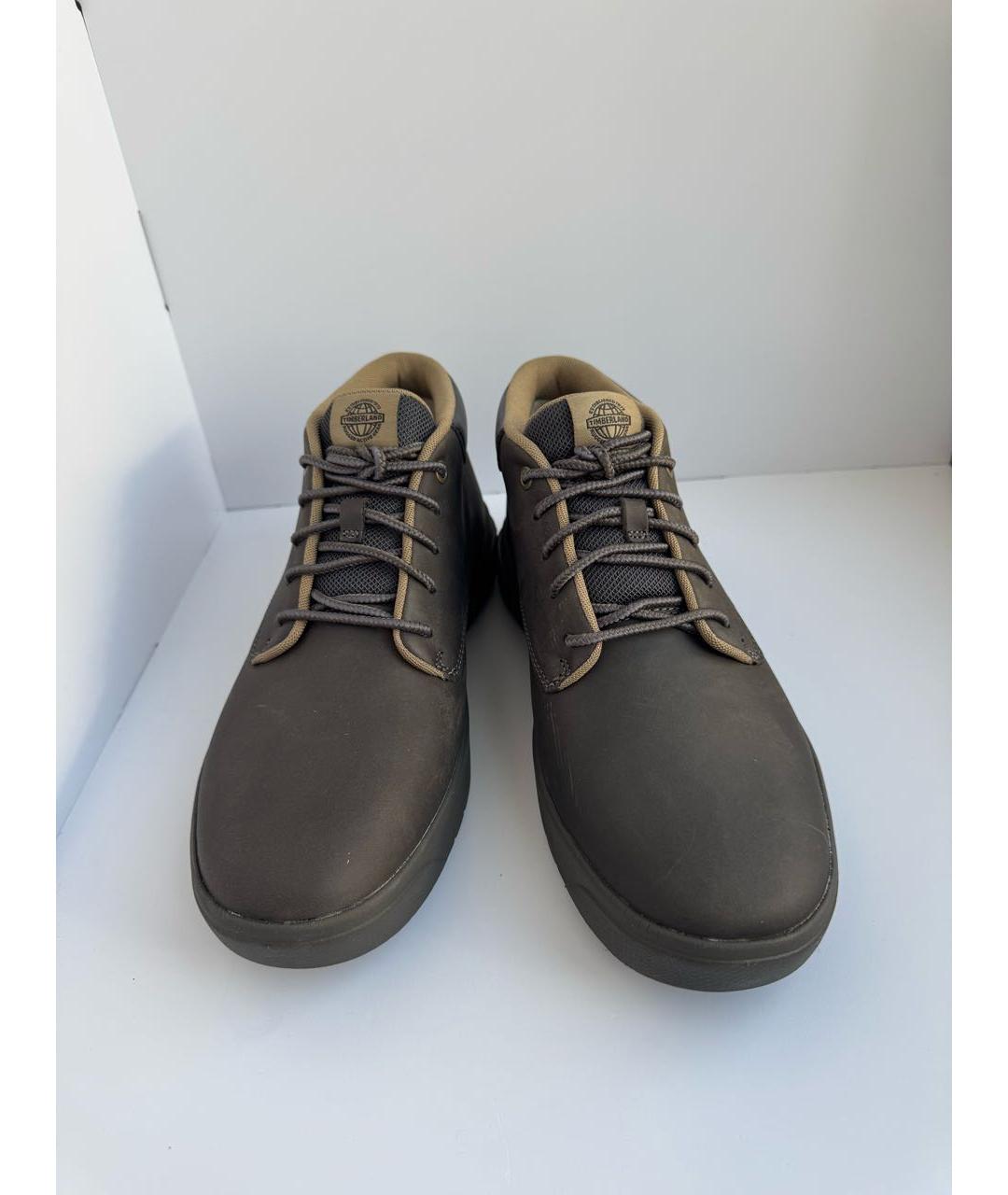 TIMBERLAND Коричневые кожаные низкие ботинки, фото 2