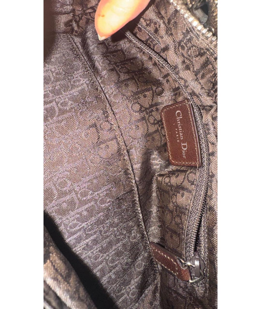 CHRISTIAN DIOR Кожаная сумка с короткими ручками, фото 7