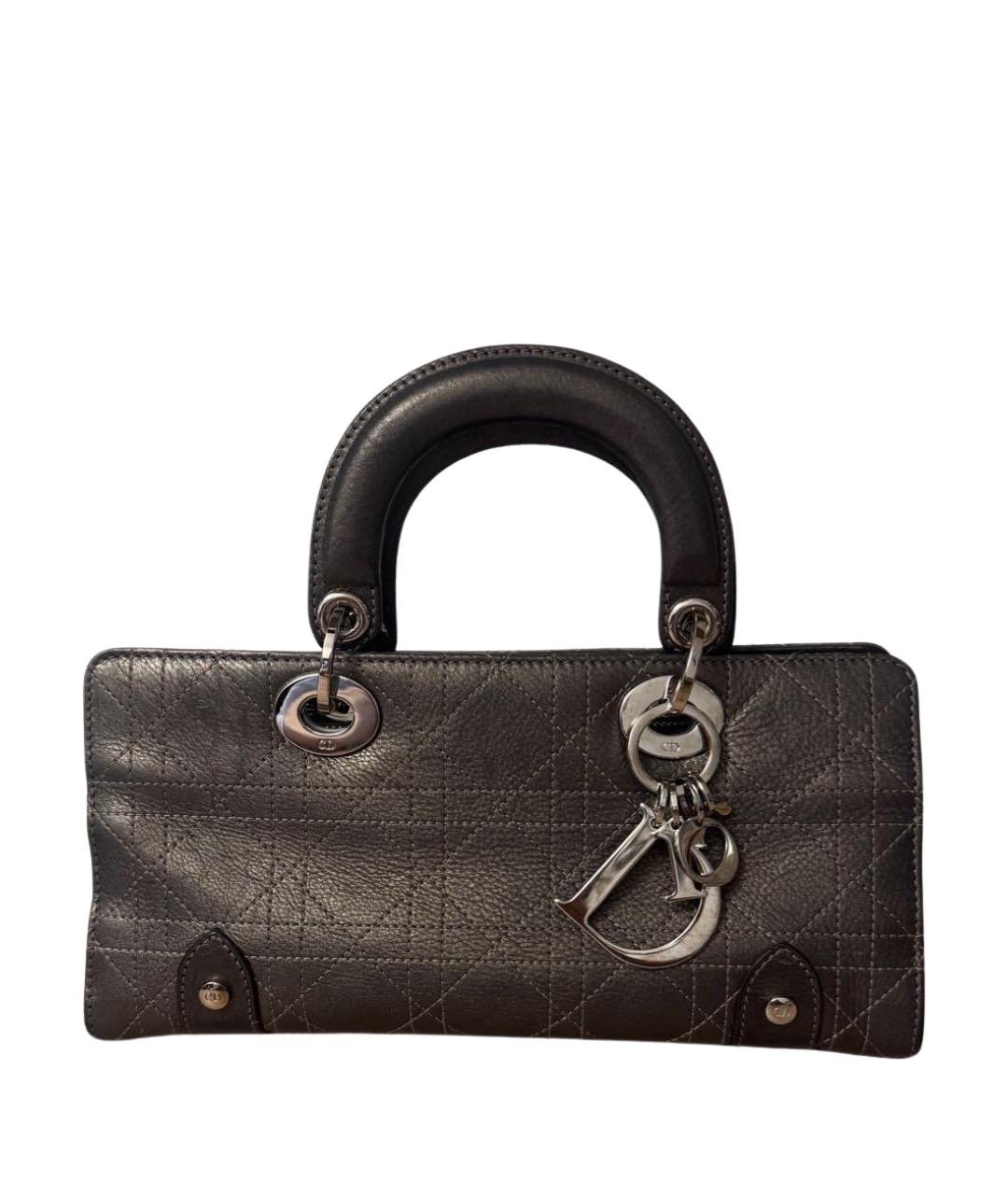 CHRISTIAN DIOR Кожаная сумка с короткими ручками, фото 1
