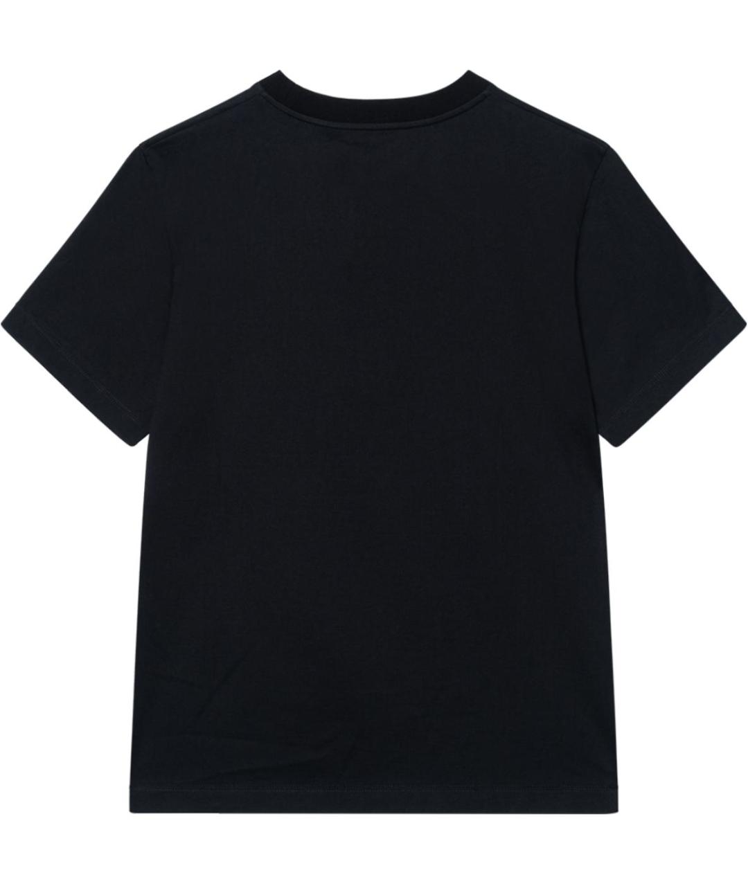 LOUIS VUITTON Черная хлопковая футболка, фото 2