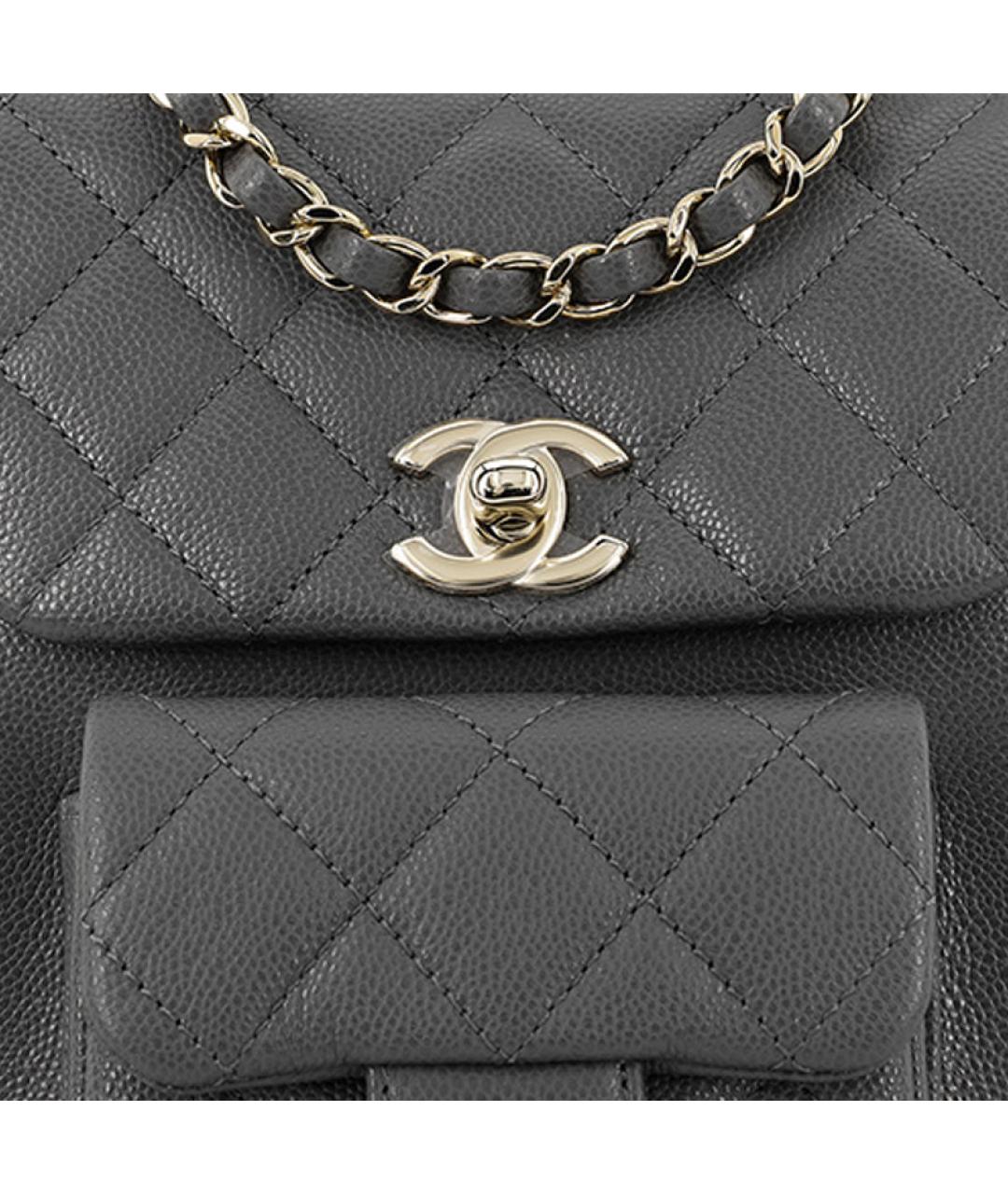 CHANEL Серый рюкзак, фото 5