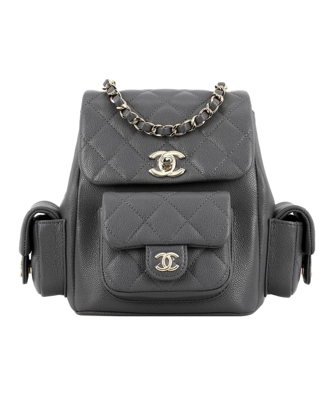 CHANEL Серый рюкзак, фото 1