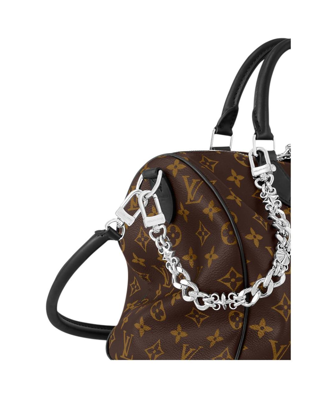 LOUIS VUITTON Коричневая сумка через плечо, фото 4