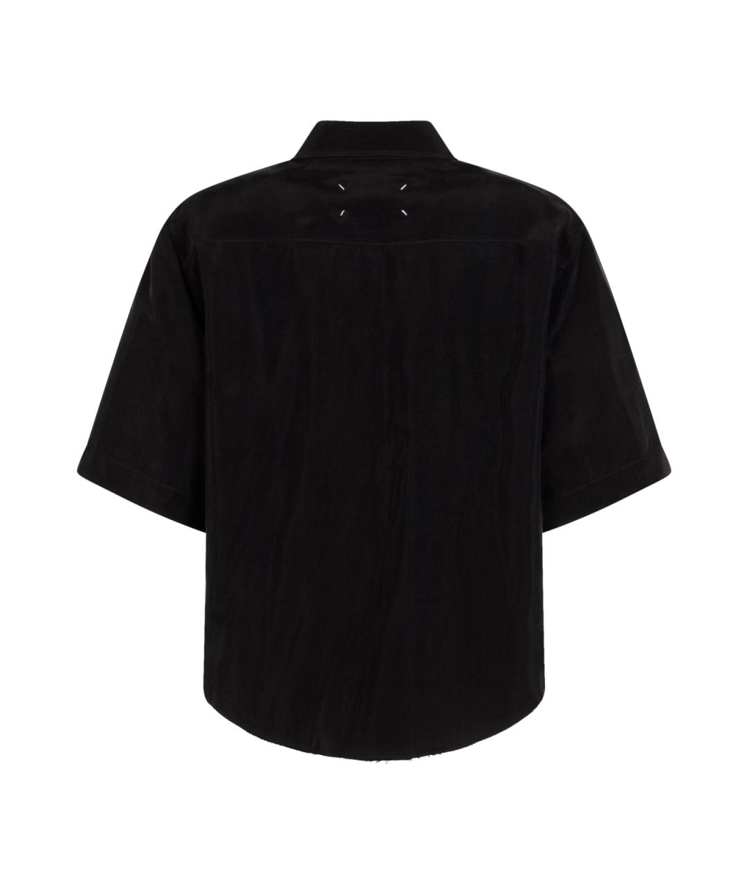 MAISON MARGIELA Черная вискозная рубашка, фото 2