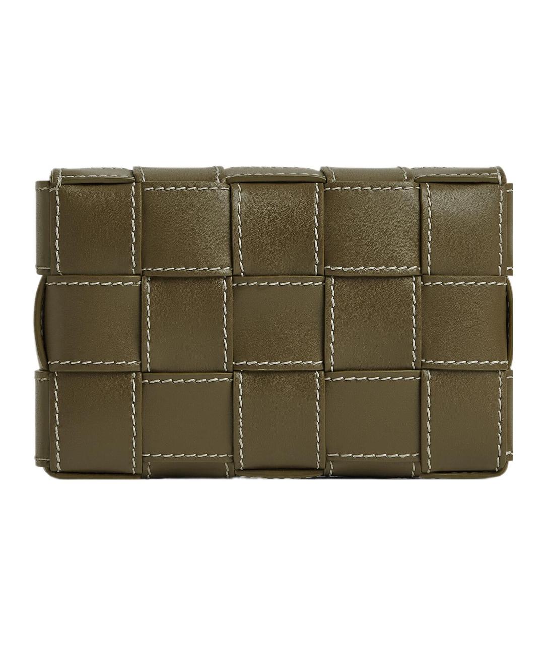 BOTTEGA VENETA Коричневая кожаная сумка на плечо, фото 3