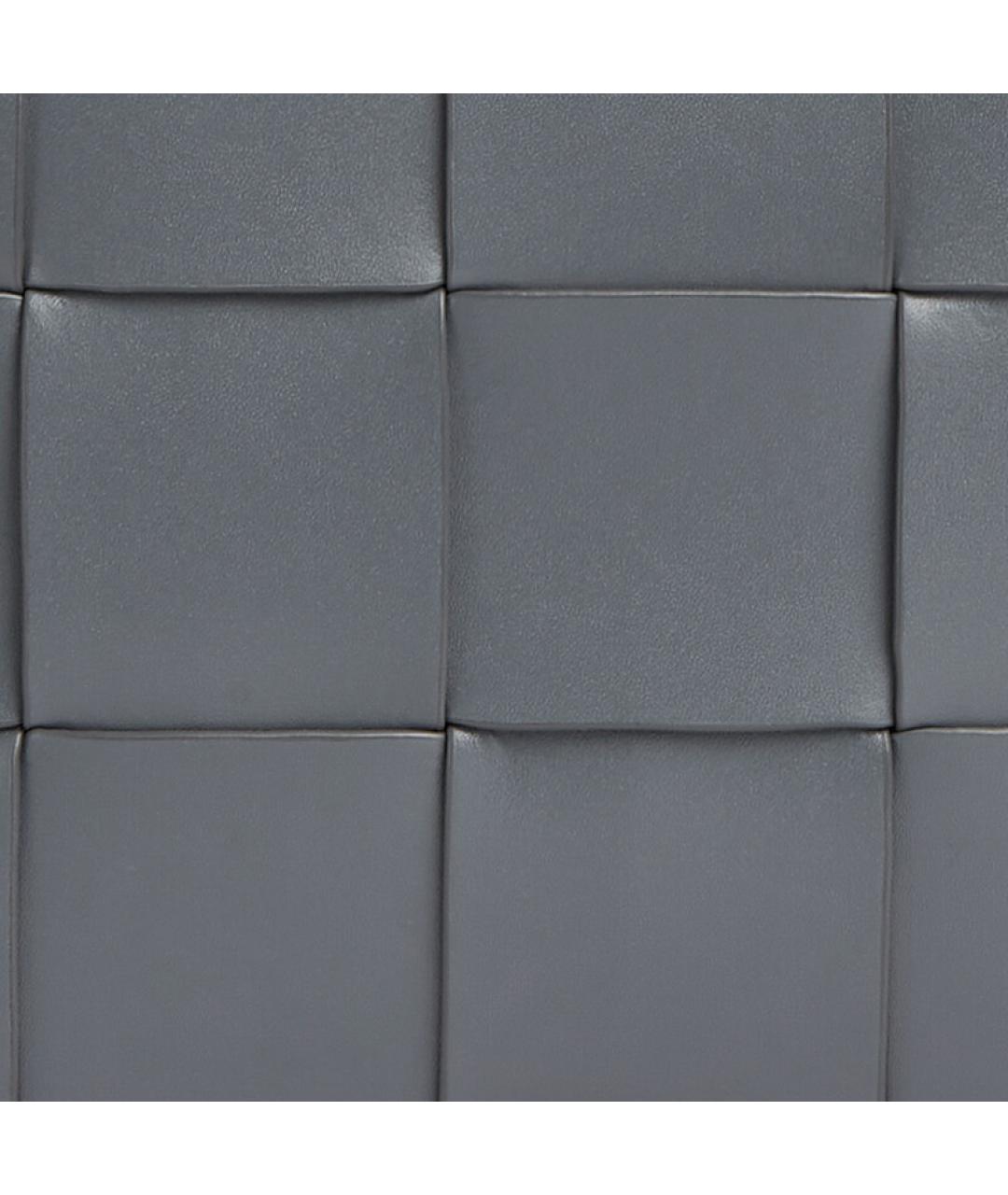BOTTEGA VENETA Серая кожаная сумка на плечо, фото 5