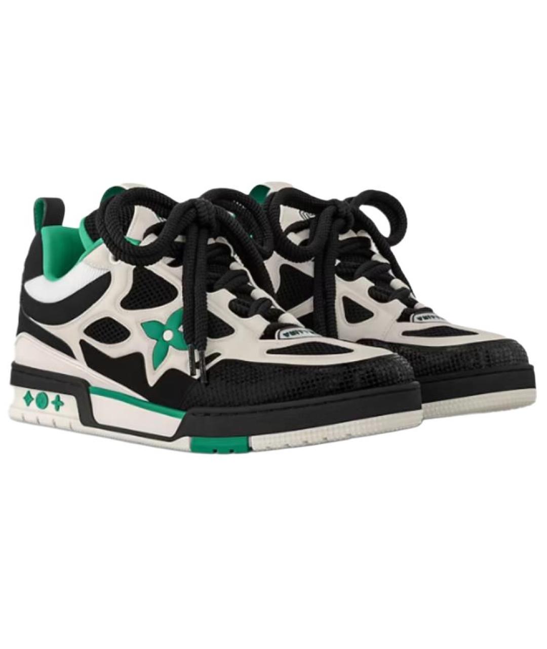 LOUIS VUITTON Мульти кожаные низкие кроссовки / кеды, фото 3