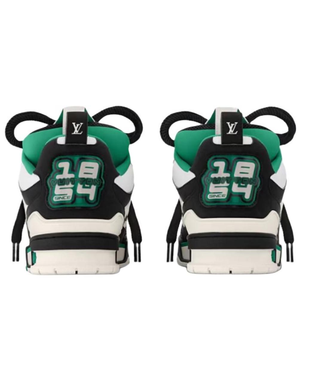 LOUIS VUITTON Мульти кожаные низкие кроссовки / кеды, фото 4