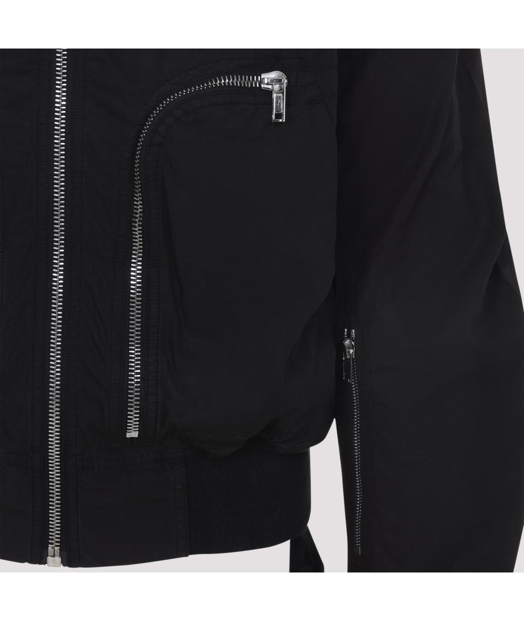 RICK OWENS DRKSHDW Черная хлопковая куртка, фото 4