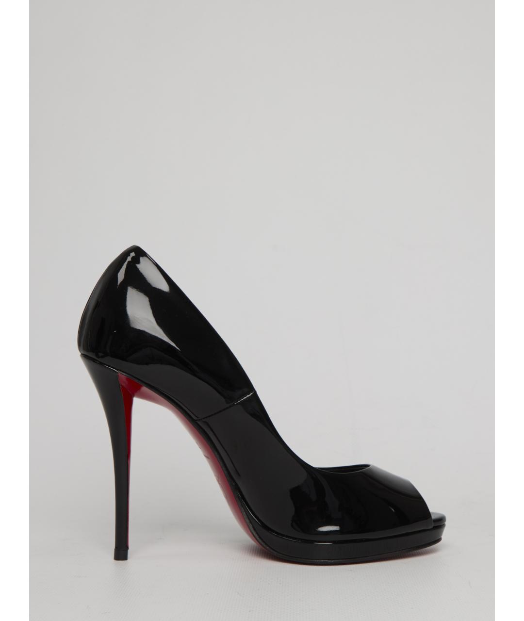 CHRISTIAN LOUBOUTIN Черные туфли из лакированной кожи, фото 2