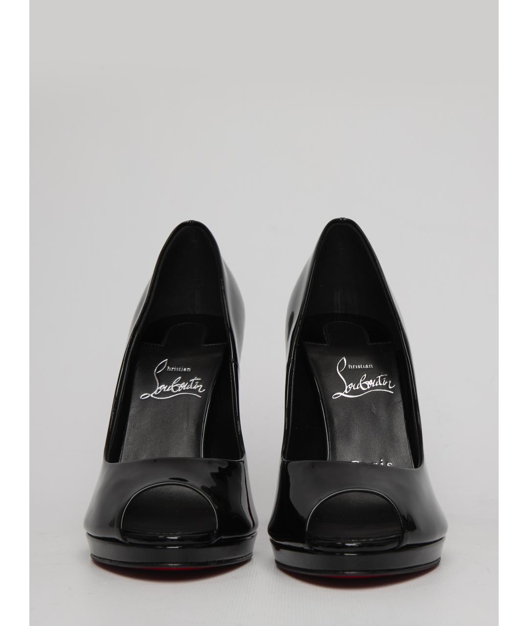 CHRISTIAN LOUBOUTIN Черные туфли из лакированной кожи, фото 6