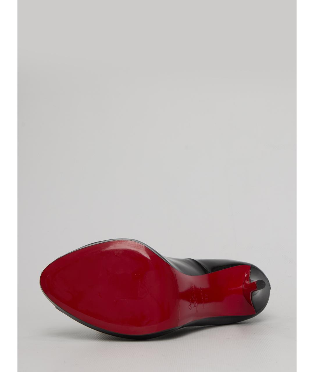 CHRISTIAN LOUBOUTIN Черные туфли из лакированной кожи, фото 5