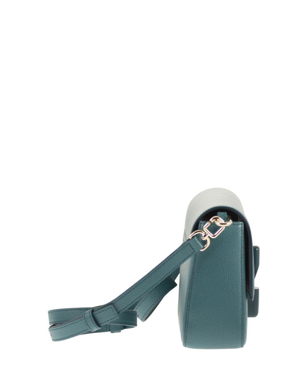 FURLA Зеленая кожаная сумка через плечо, фото 3