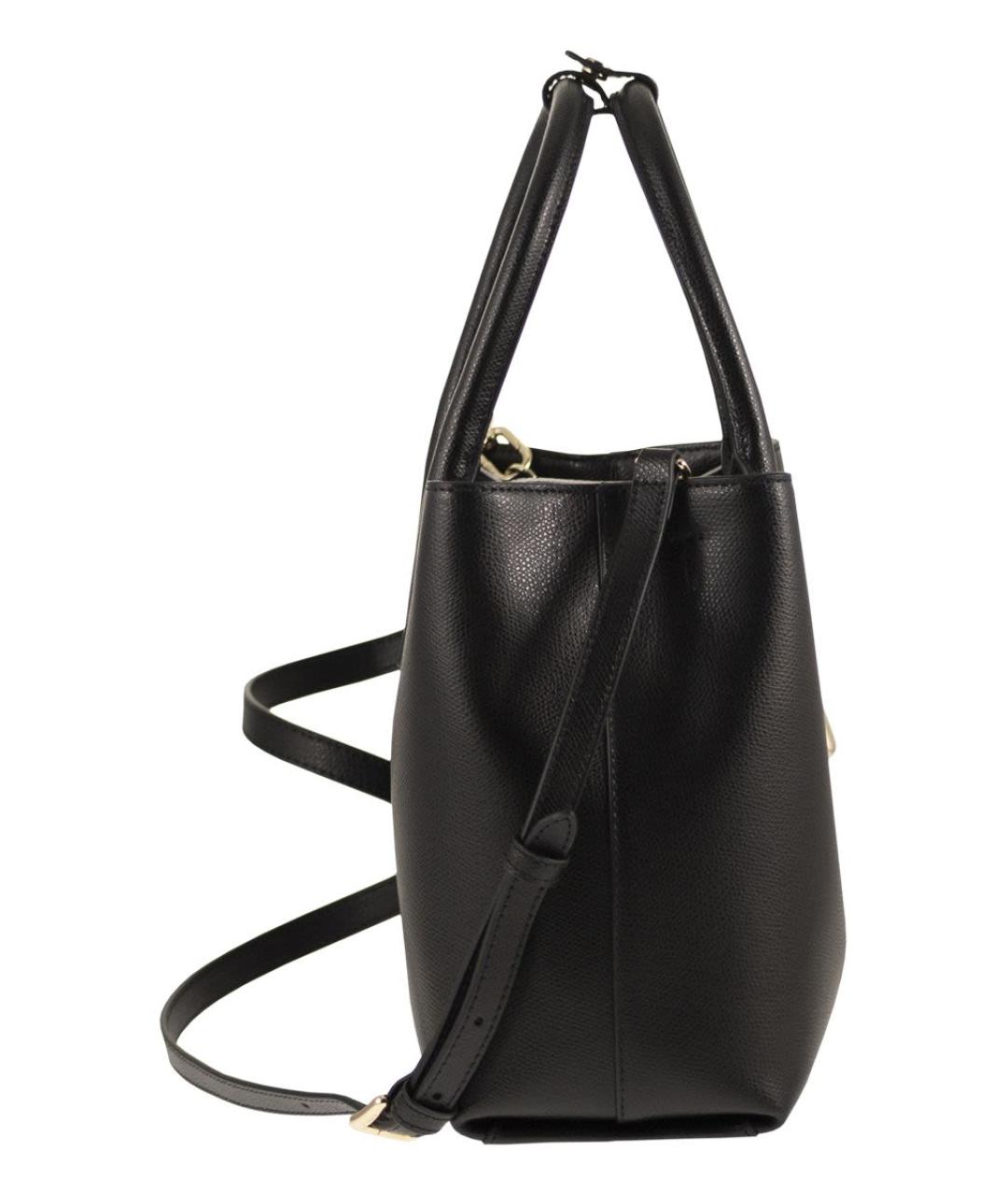 FURLA Черная кожаная сумка через плечо, фото 3