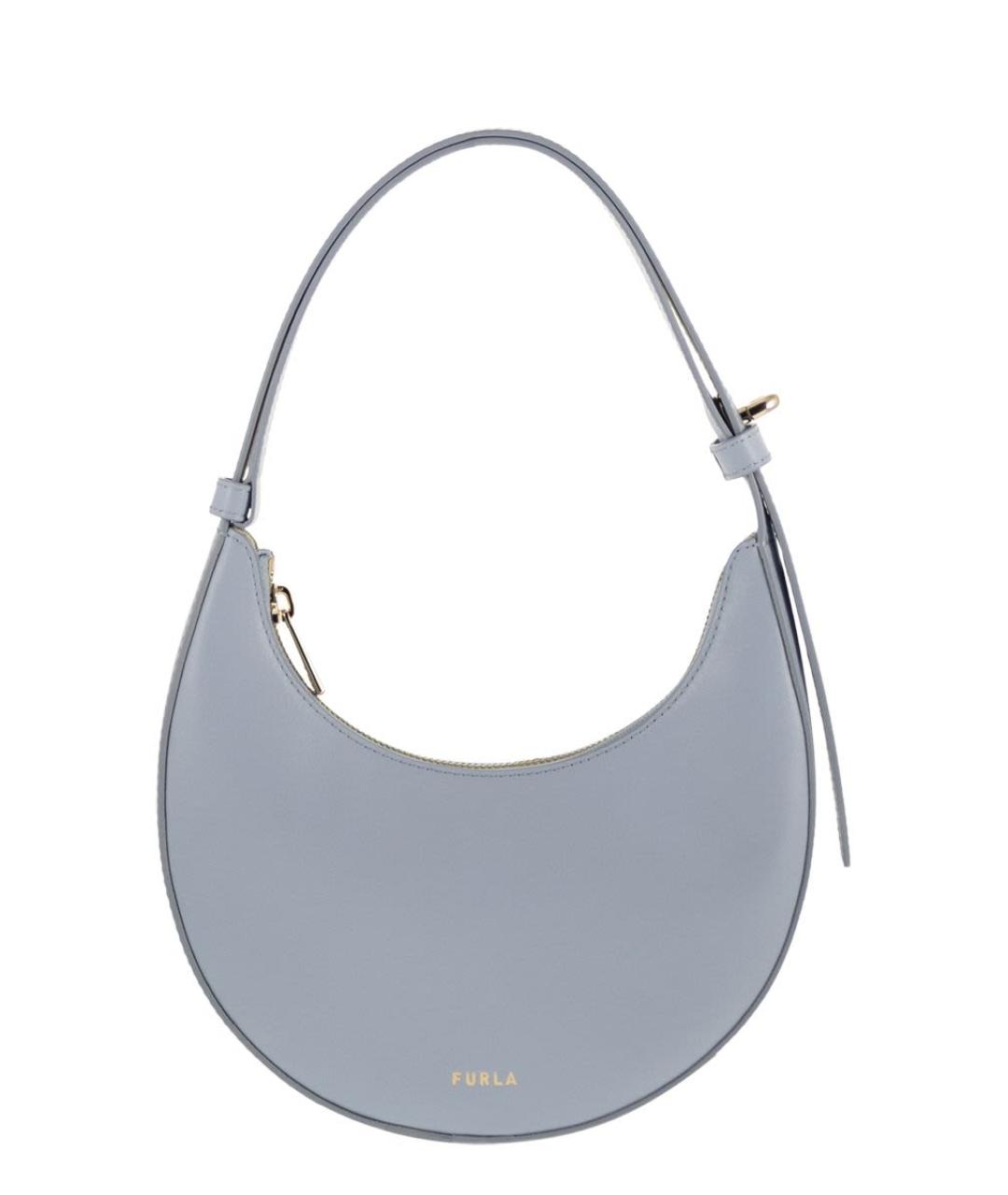 FURLA Голубая сумка через плечо, фото 1