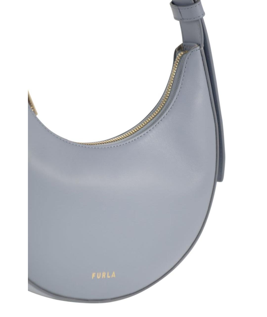 FURLA Голубая сумка через плечо, фото 5