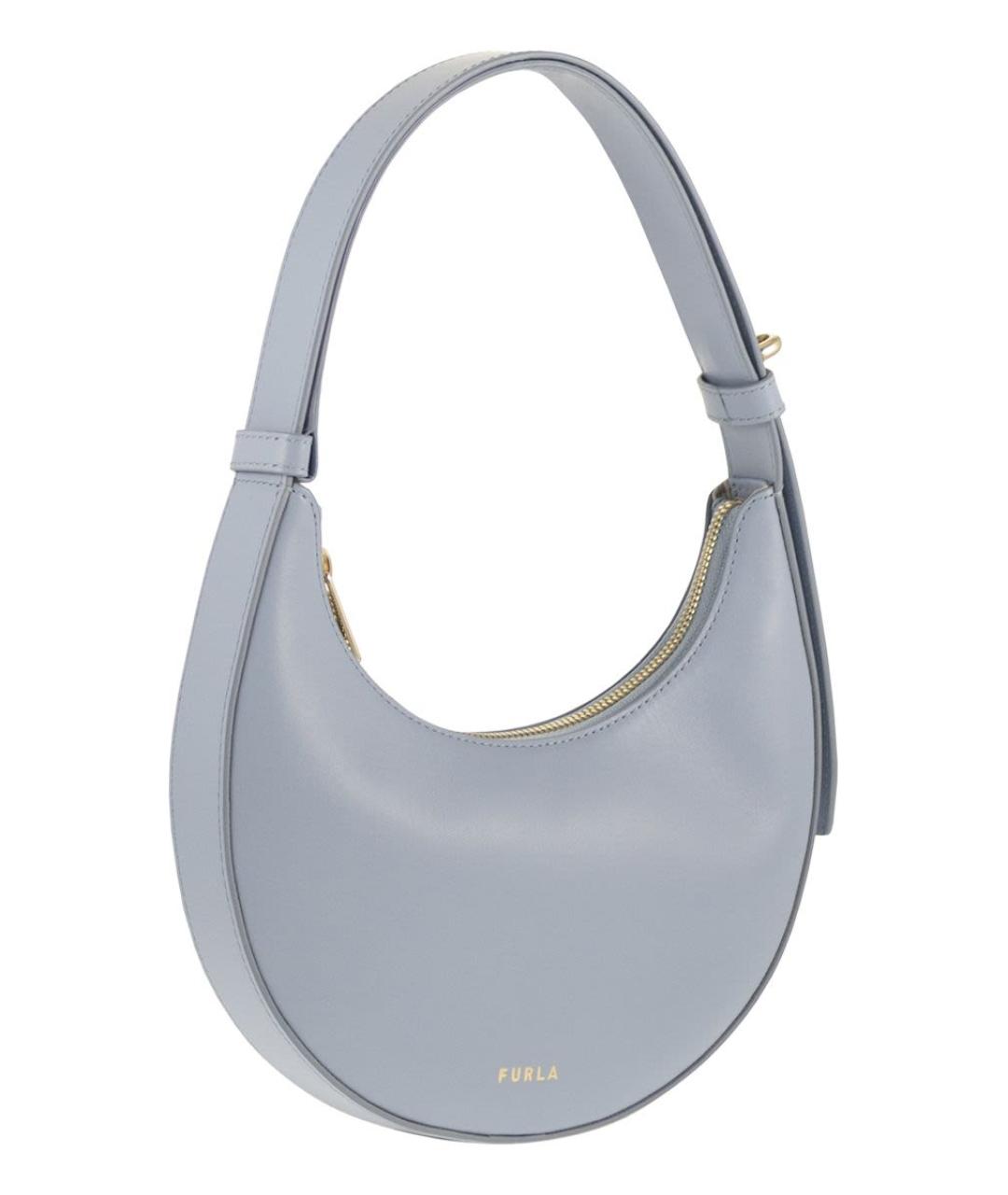 FURLA Голубая сумка через плечо, фото 4