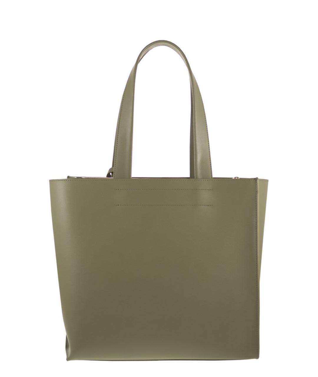 FURLA Зеленая кожаная сумка тоут, фото 2