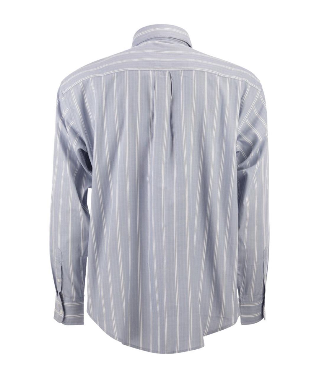 CARHARTT WIP Голубая хлопковая кэжуал рубашка, фото 2