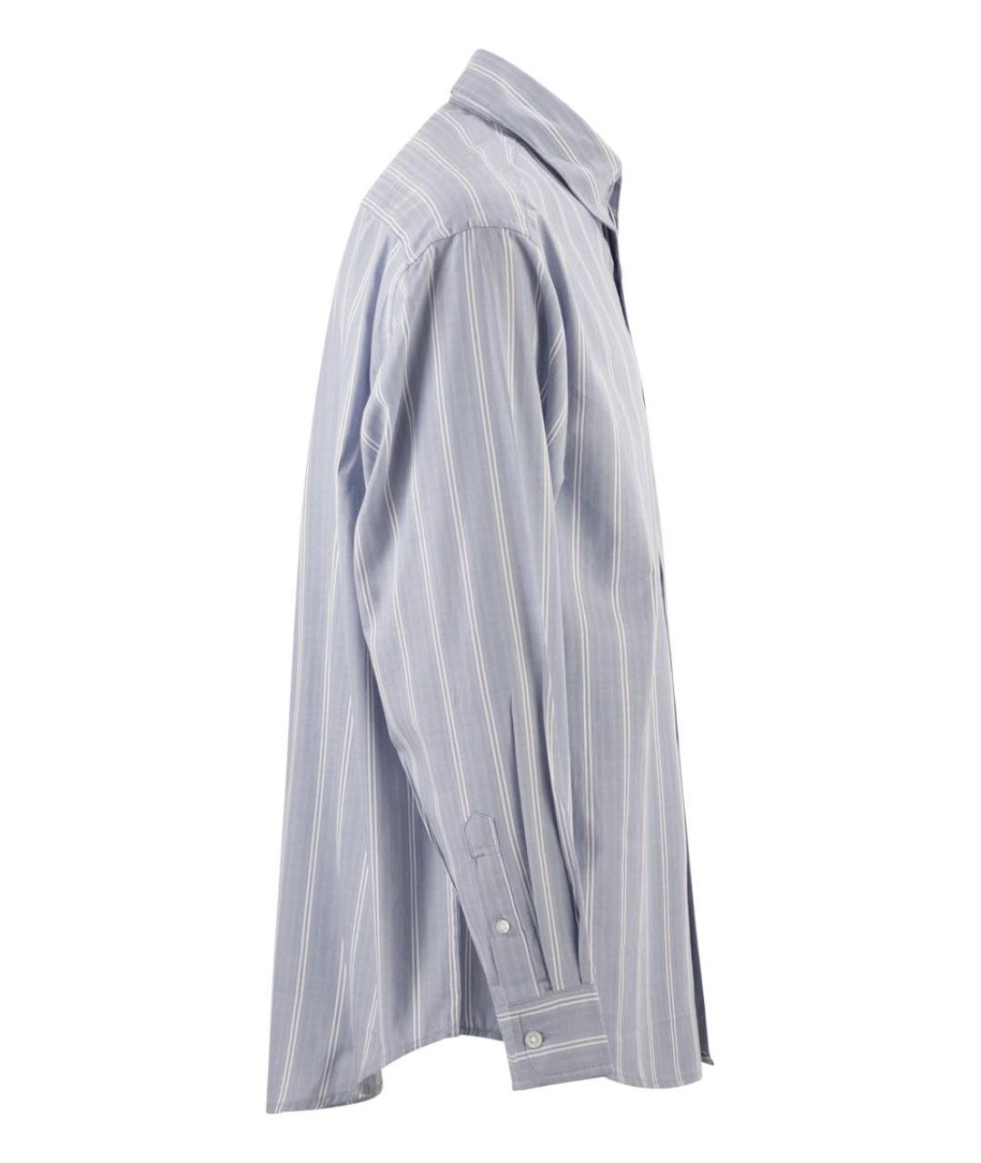 CARHARTT WIP Голубая хлопковая кэжуал рубашка, фото 3