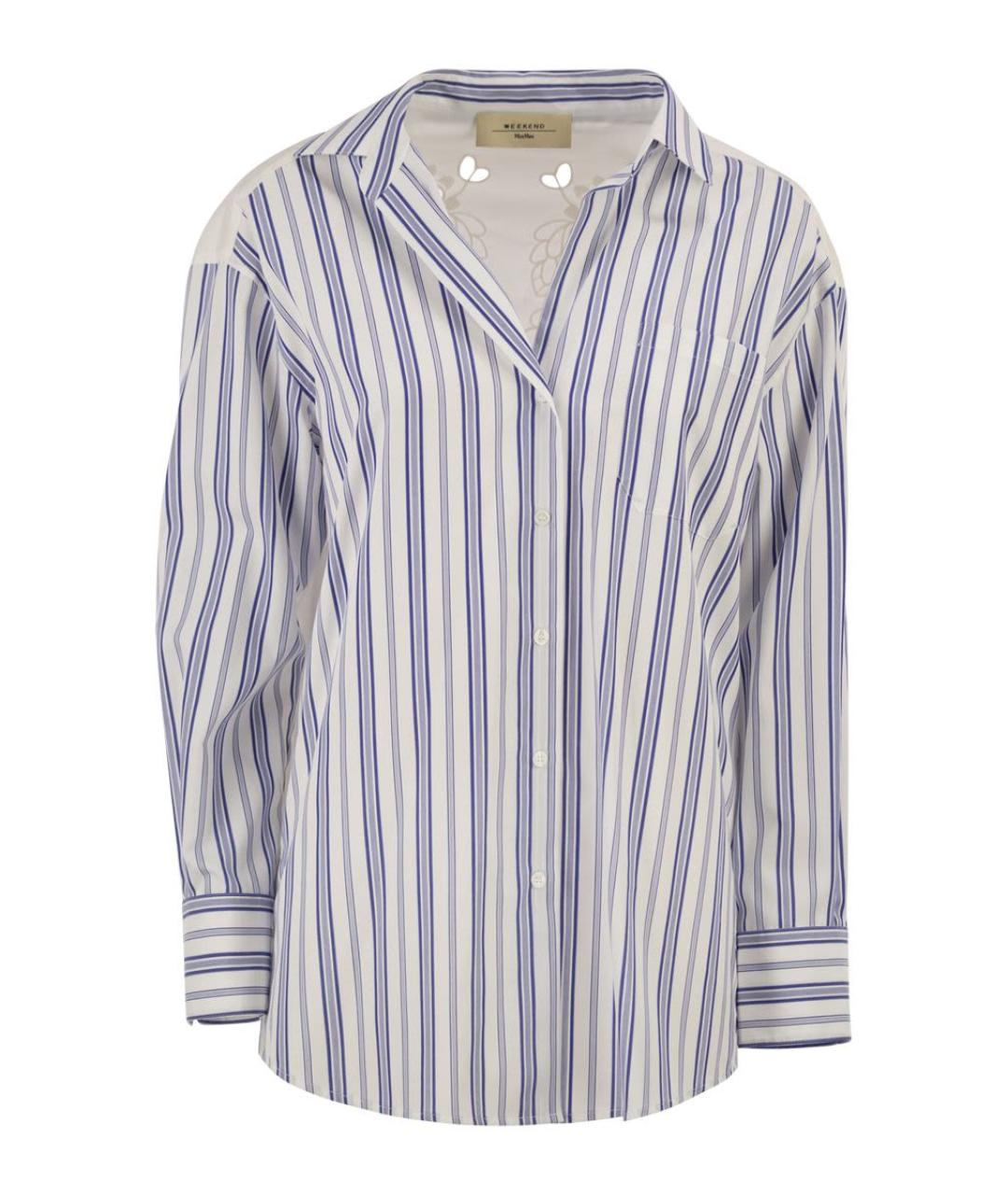 WEEKEND MAX MARA Голубая хлопковая рубашка, фото 1