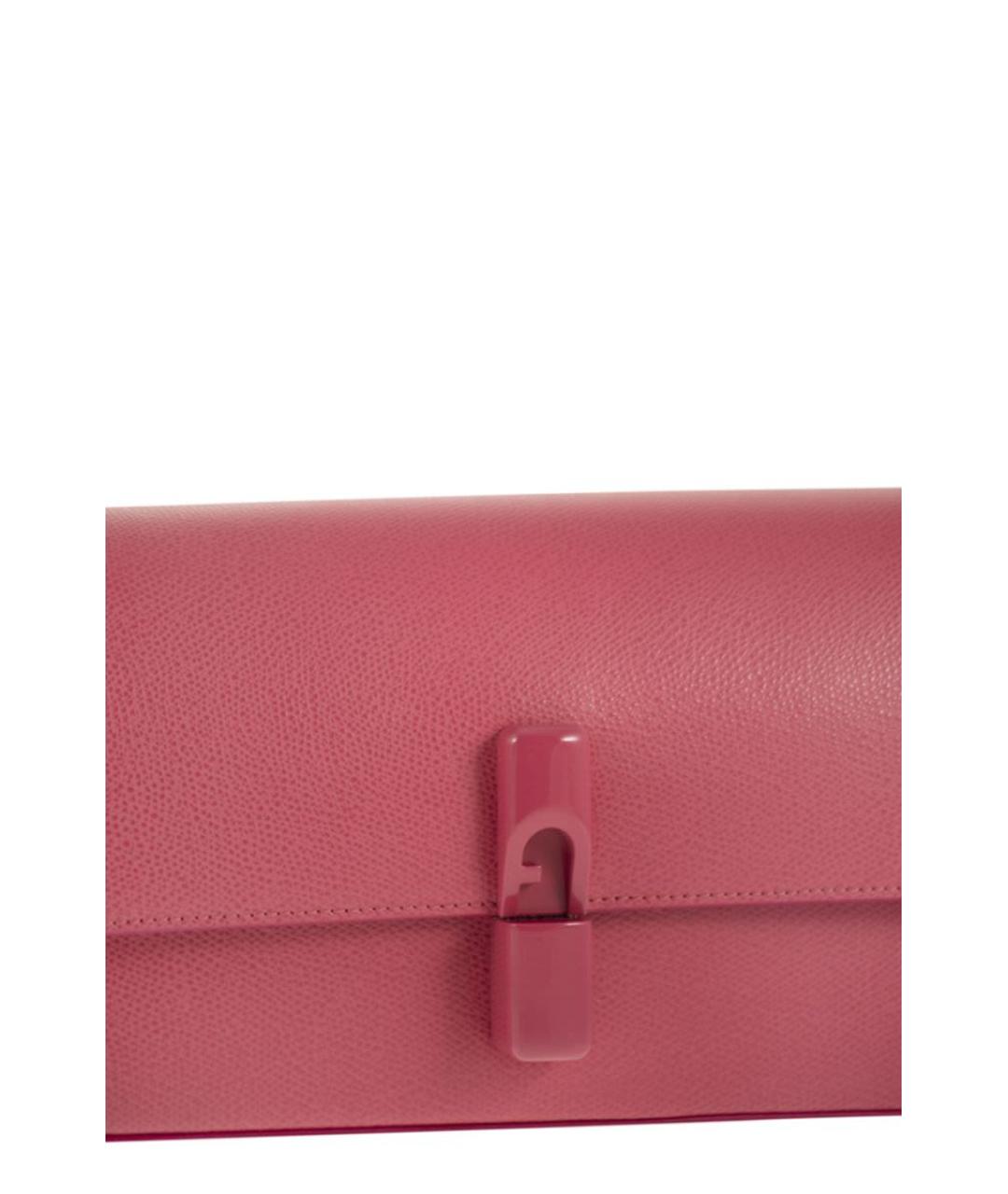 FURLA Фуксия кожаная сумка через плечо, фото 5