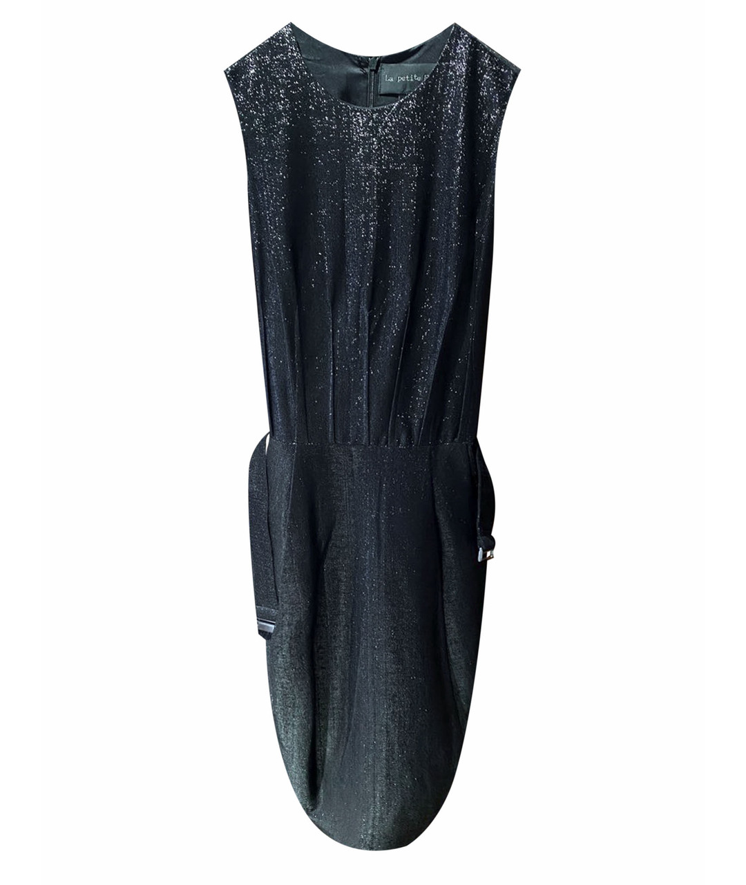 LA PETITE S Черное полиамидовое вечернее платье, фото 1