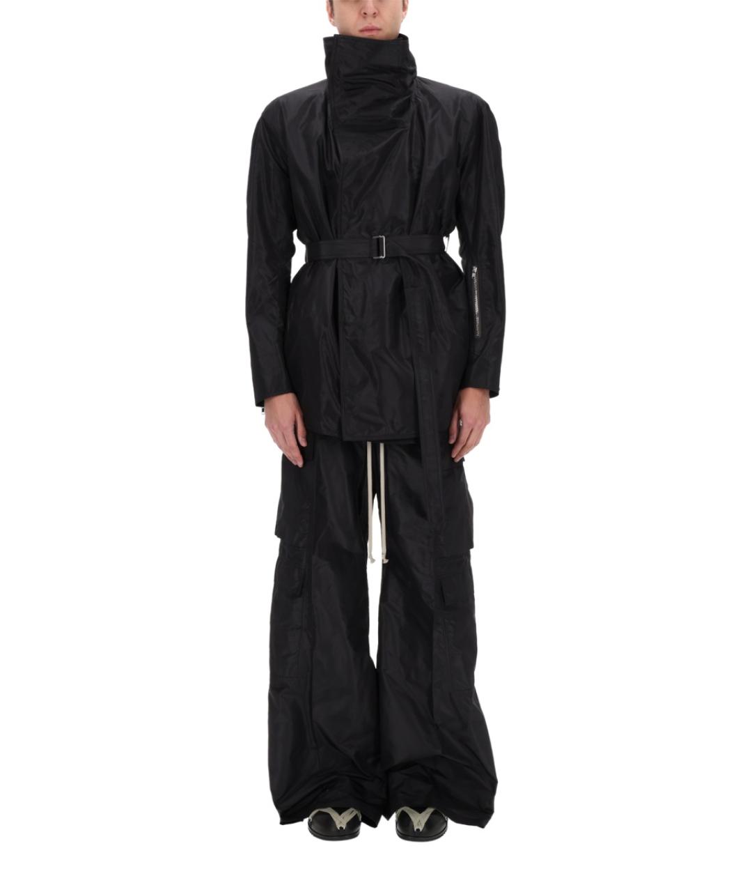 RICK OWENS Черная хлопковая куртка, фото 5