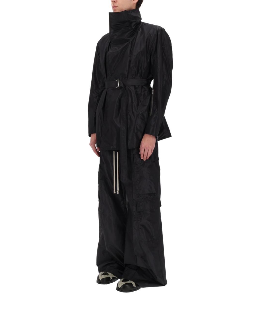 RICK OWENS Черная хлопковая куртка, фото 4