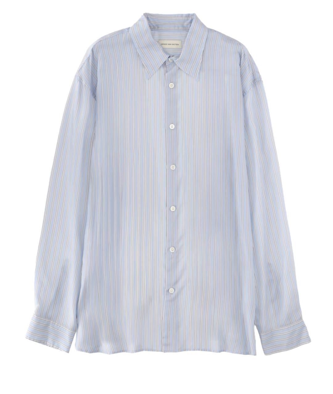 DRIES VAN NOTEN Голубая кэжуал рубашка, фото 1