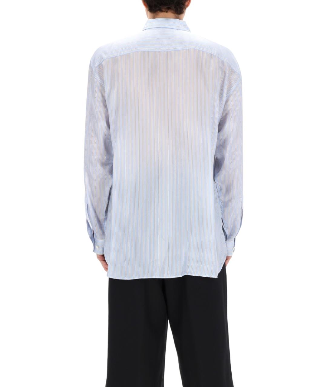 DRIES VAN NOTEN Голубая кэжуал рубашка, фото 5