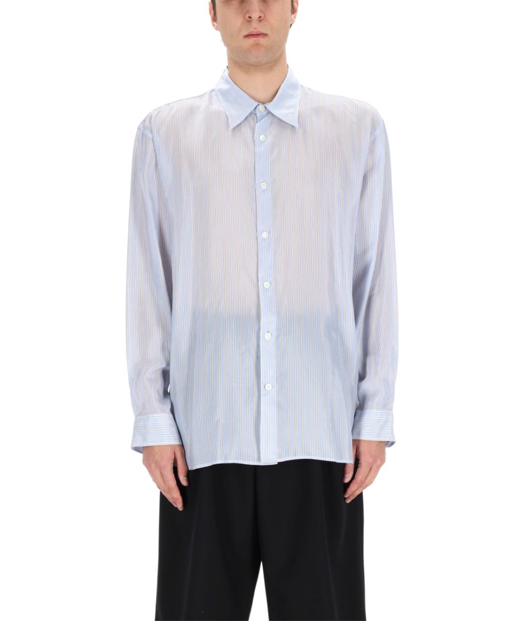 DRIES VAN NOTEN Голубая кэжуал рубашка, фото 3