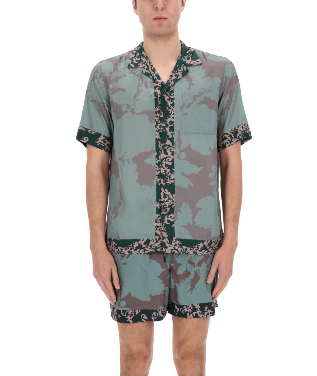 DRIES VAN NOTEN Зеленая кэжуал рубашка, фото 3