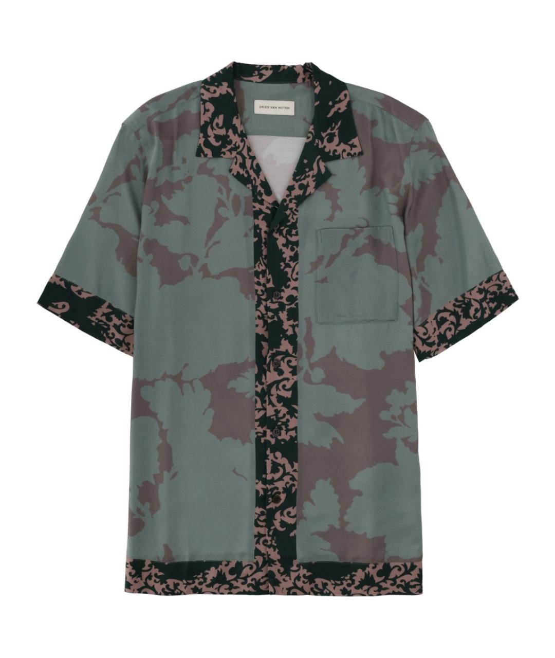 DRIES VAN NOTEN Зеленая кэжуал рубашка, фото 1