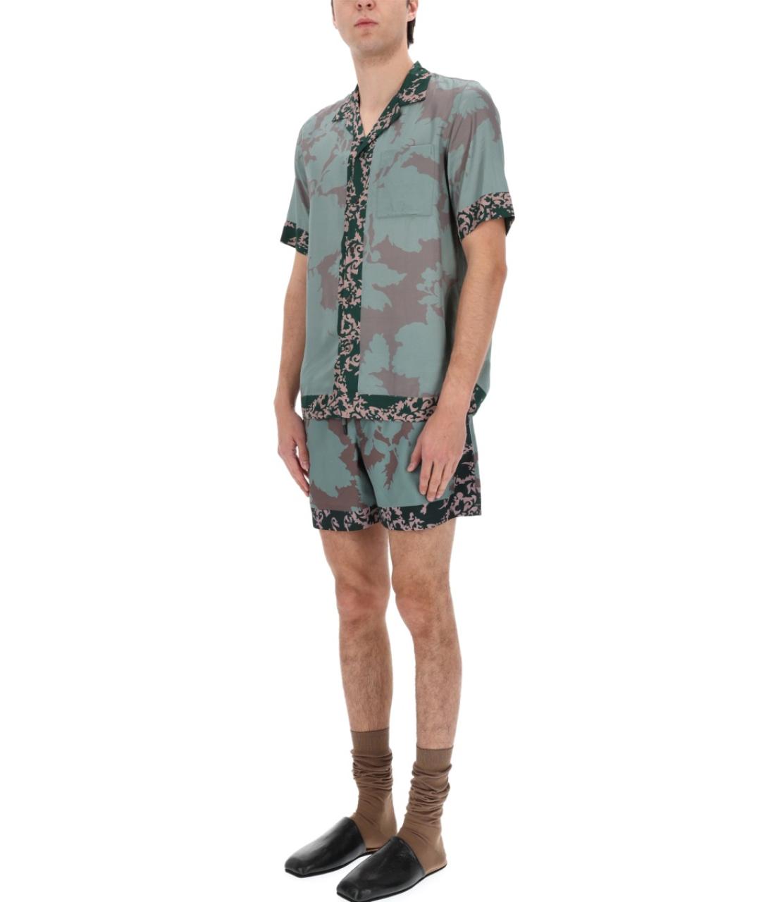 DRIES VAN NOTEN Зеленая кэжуал рубашка, фото 4