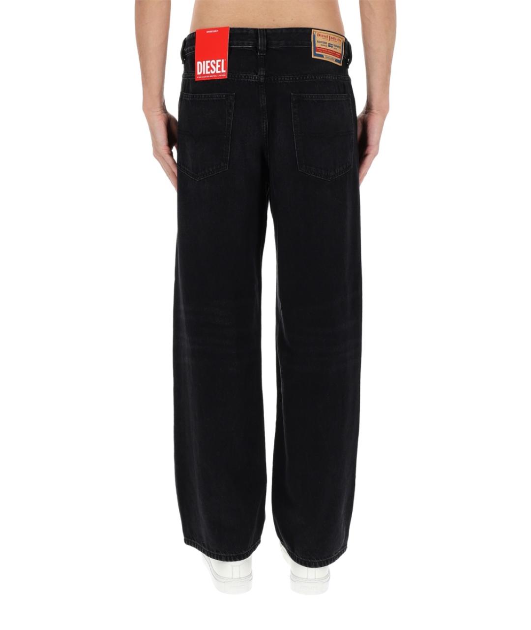 DIESEL Черные хлопковые повседневные брюки, фото 5