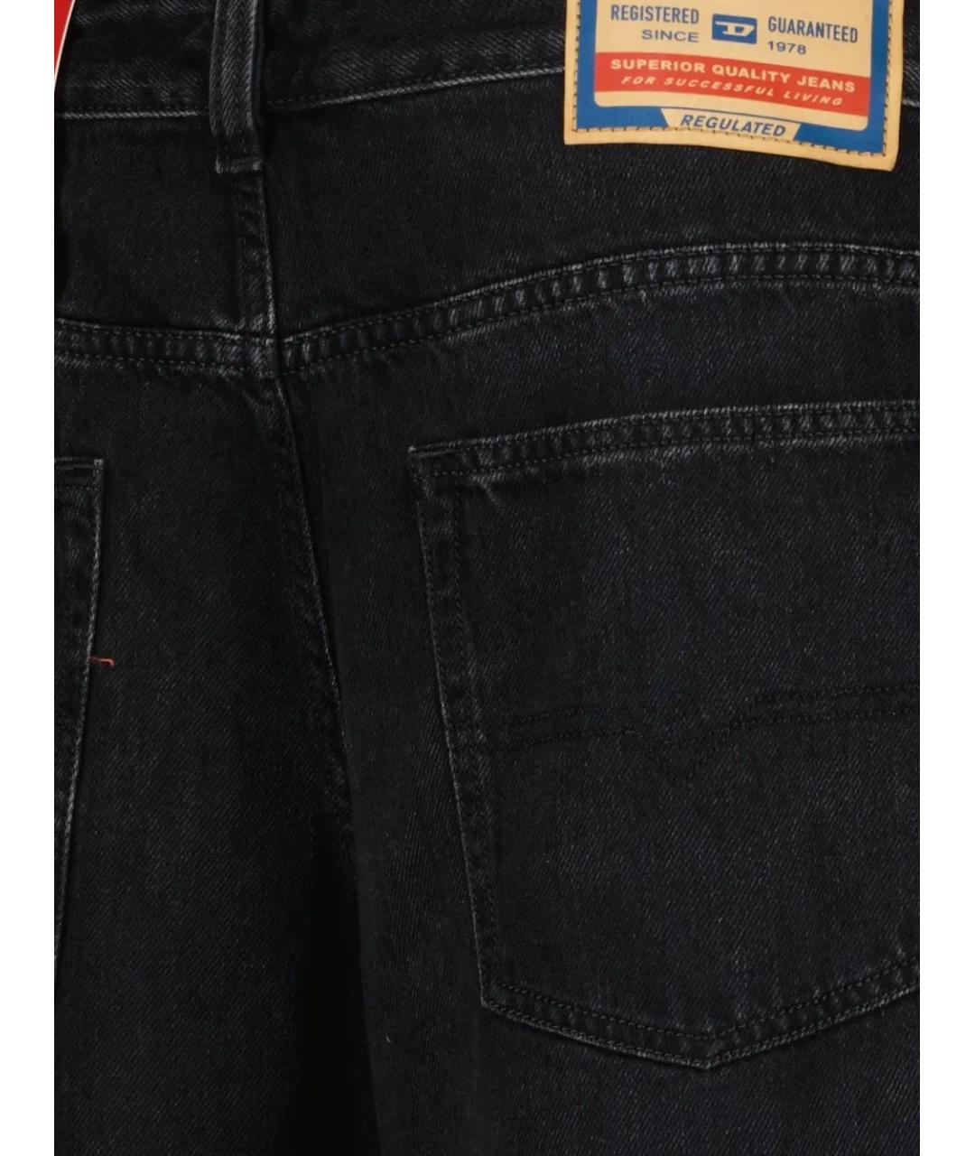 DIESEL Черные хлопковые повседневные брюки, фото 3