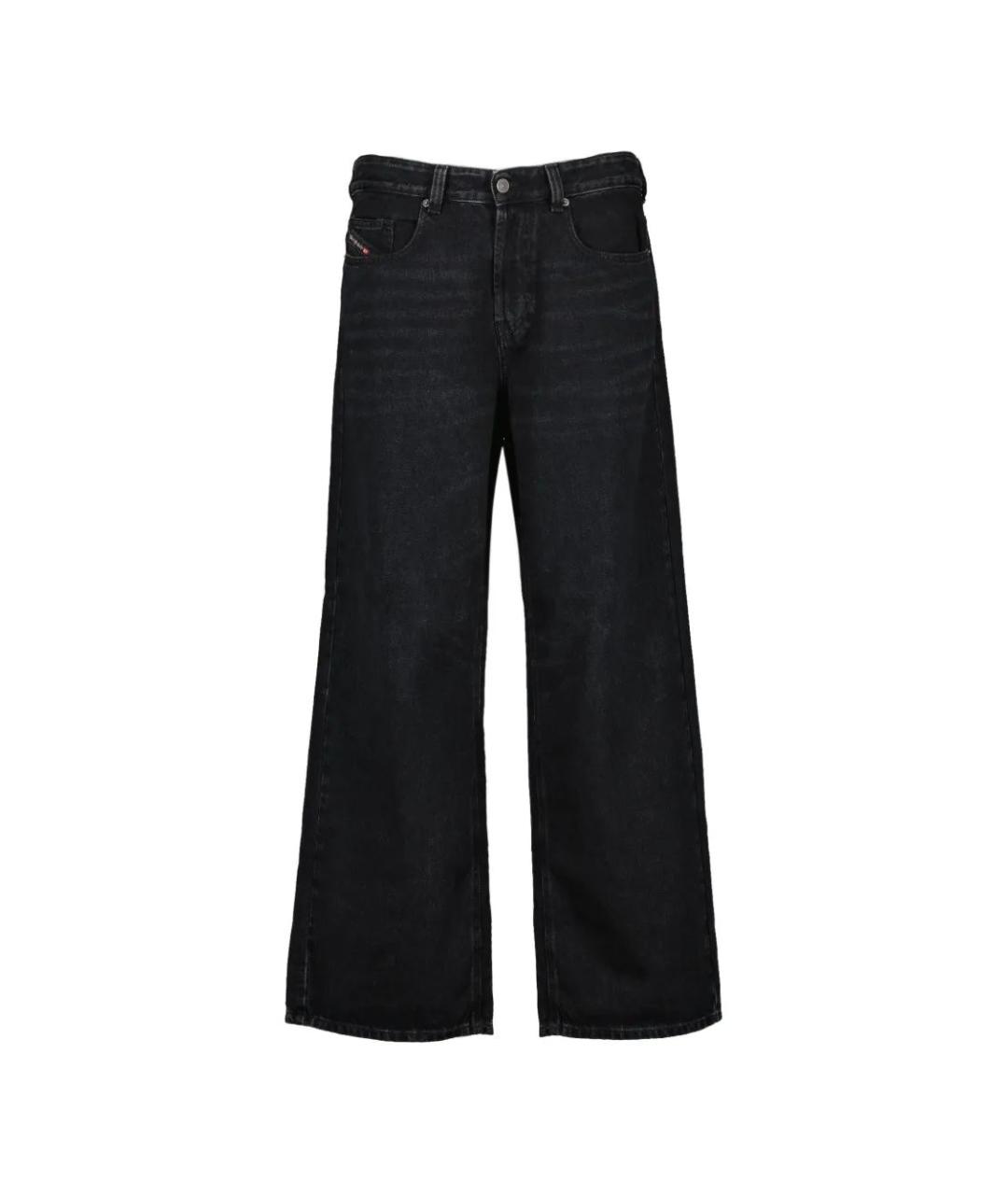 DIESEL Черные хлопковые повседневные брюки, фото 1