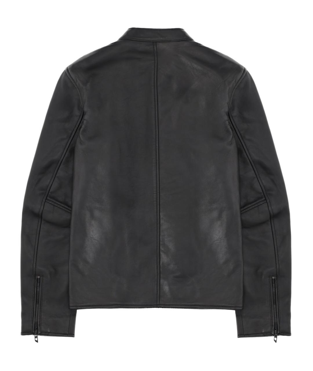 DIESEL Черная кожаная куртка, фото 2