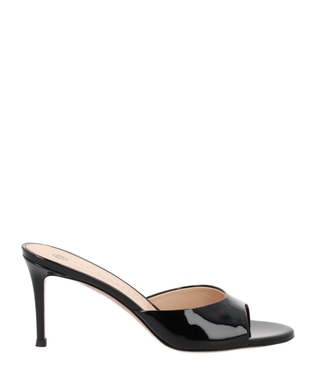 ROBERTO FESTA Черные кожаные туфли, фото 1