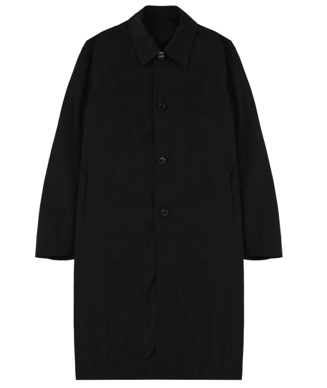 DRIES VAN NOTEN Черный полиамидовый тренч / плащ, фото 1