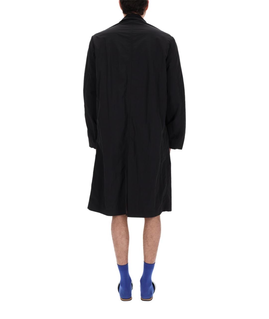 DRIES VAN NOTEN Черный полиамидовый тренч / плащ, фото 4